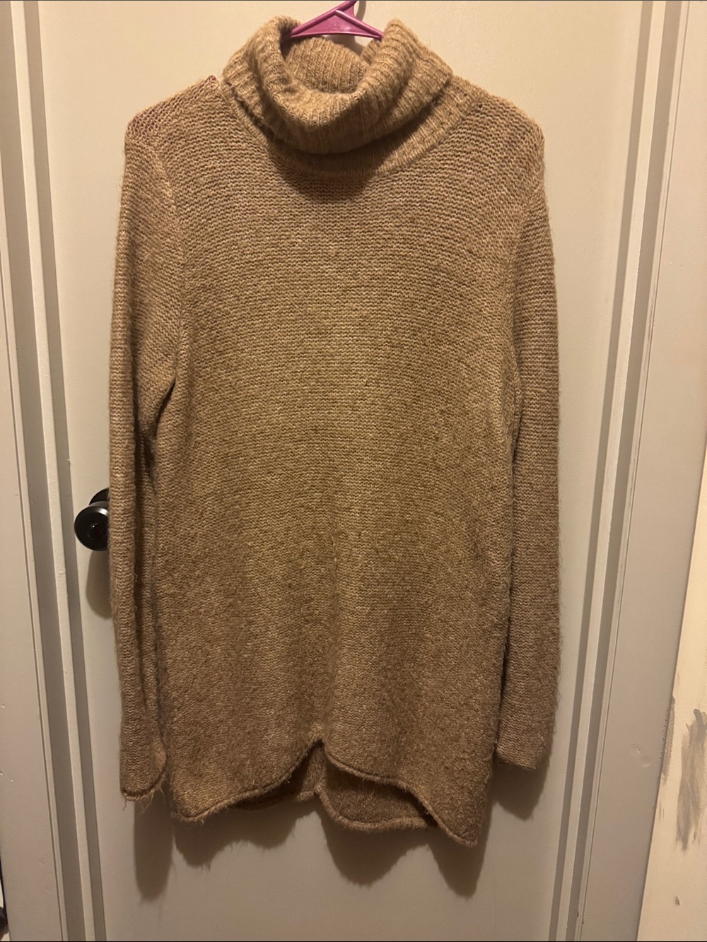 Abercrombie & Fitch Camel Turtleneck Sweater/dress